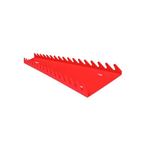 Ernst Manufacturing Reverse Wrench Organizer, 16 Tool, Red