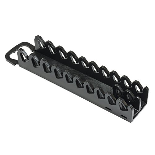 Ernst Manufacturing Gripper Screwdriver Organizer, 10 Tool, Black