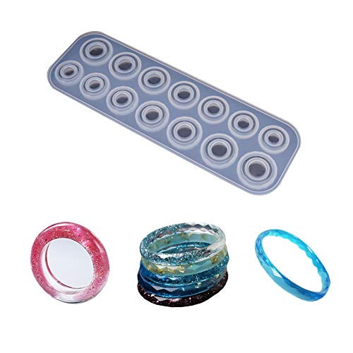 ESA Supplies Resin Ring Molds All Sizes Silicone Ring Molds for Re...