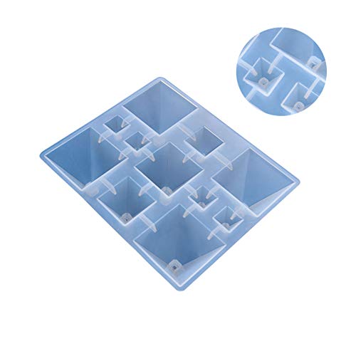 Silicone Candle Molds Pyramid Candle Molds for Resin Casting, Jewe...