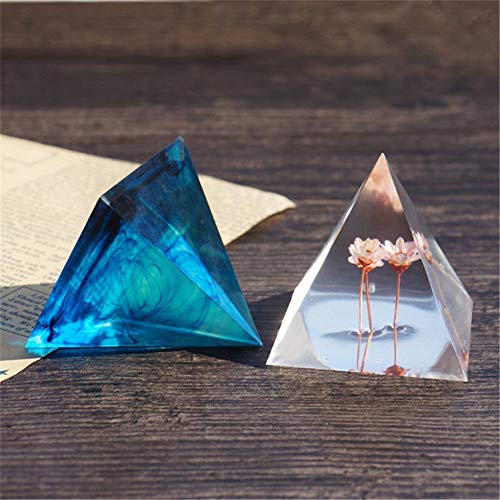 Silicone Candle Molds Pyramid Candle Molds for Resin Casting, Jewe...