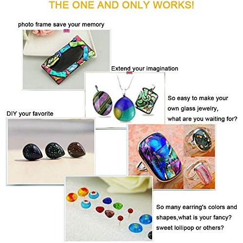 Microwave Kiln and DIY Fusing Glass Jewelry Set - Professional Sim...