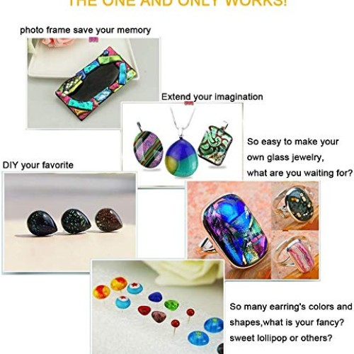 Microwave Kiln and DIY Fusing Glass Jewelry Set - Professional Sim...