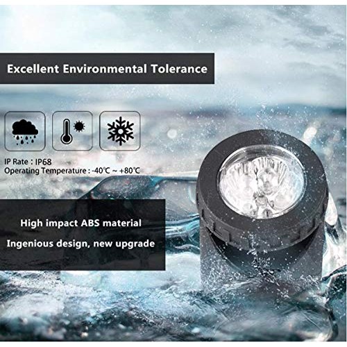 eSea Waterproof Solar Pond Lights – Single Head Solar Pool Lights ...