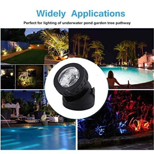 eSea Waterproof Solar Pond Lights – Single Head Solar Pool Lights ...