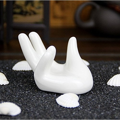 Eshylala 3 Pieces Ceramic Air Plant Tillandsia Holder, Hand Shape ...