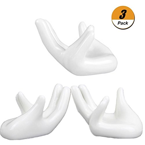 Eshylala 3 Pieces Ceramic Air Plant Tillandsia Holder, Hand Shape ...