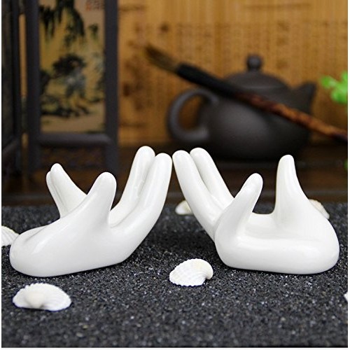 Eshylala 5 Pack Ceramic Air Plant Tillandsia Holder, Hand Shape Of...