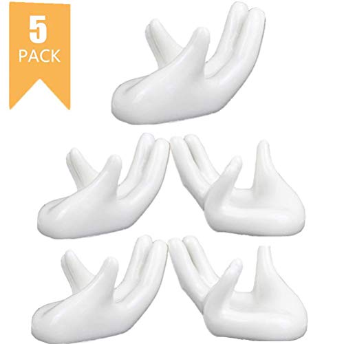 Eshylala 5 Pack Ceramic Air Plant Tillandsia Holder, Hand Shape Of...