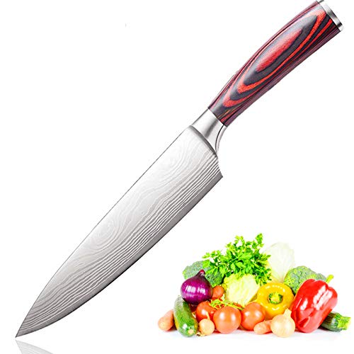 Chef Knife -Pro Kitchen Knife 8 Inch Chefs KnivesVegetable Utilit...