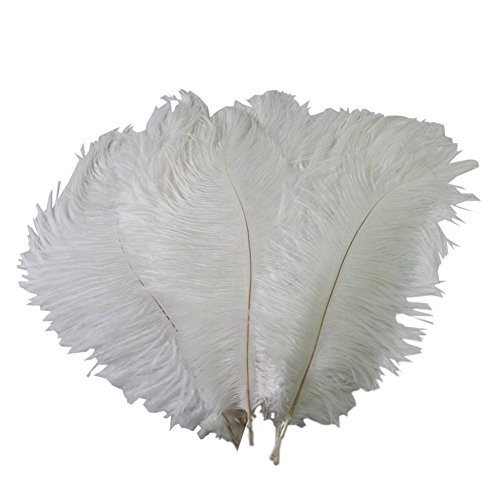 50pcs 10-15cm Natural Home Decor Ostrich Feathers for Home Wedding...