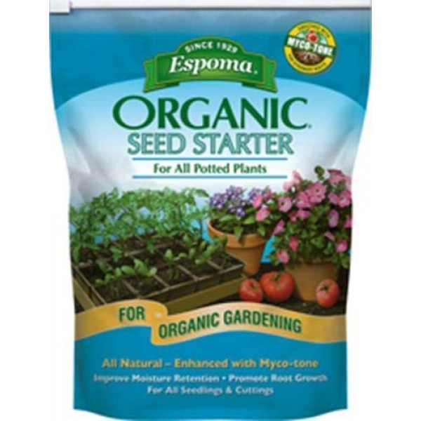 Espoma SS16 16-Quart Organic Seed Starter Premium Potting Mix Limi...