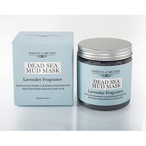 Dead Sea Mineral Mud Mask Scented with Lavender for Face and Body ...
