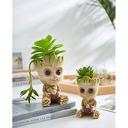 Essenceliving Baby Groot Flowerpot Creative Pen Holder Air Plant H...