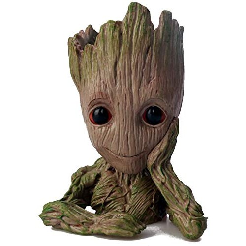 Essenceliving Baby Groot Flowerpot Creative Pen Holder Air Plant H...