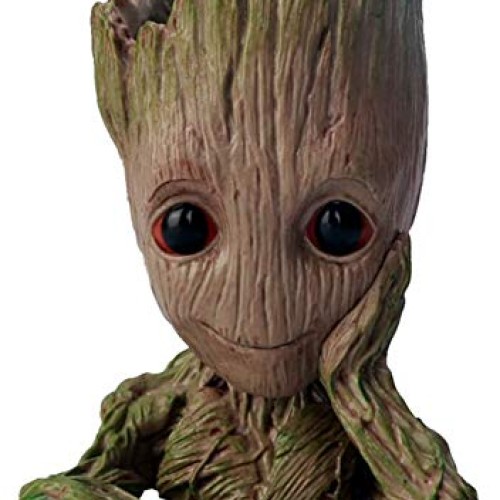 Essenceliving Baby Groot Flowerpot Creative Pen Holder Air Plant H...