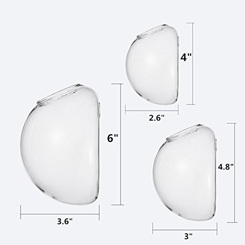 Set of 3 Wall Bubble Terrariums Indoor Plants Holders Wall Glass V...