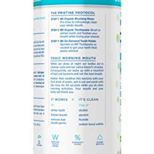 Essential Oxygen Certified BR Organic Brushing Rinse, All Natural ...