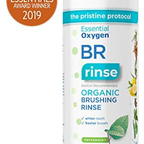 Essential Oxygen Certified BR Organic Brushing Rinse, All Natural ...