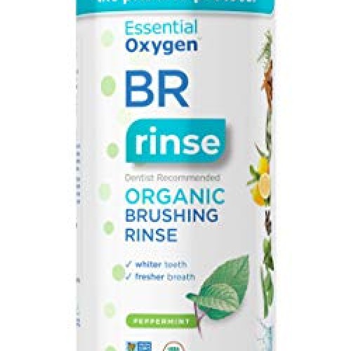 Essential Oxygen Certified BR Organic Brushing Rinse, All Natural ...