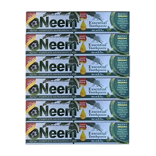 Essential Palace Pack of 6 Organic Neem Mint Herbal Whitening ...
