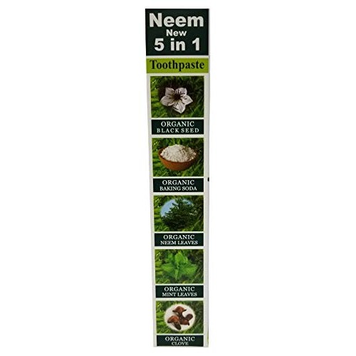 Neem essential toothpaste new 5 in 1 formula 6 pack