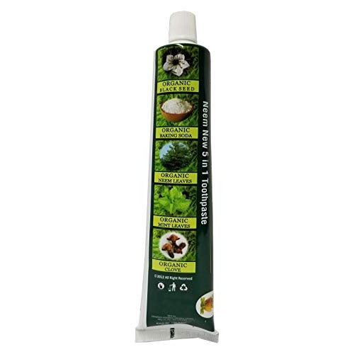 Neem essential toothpaste new 5 in 1 formula 6 pack