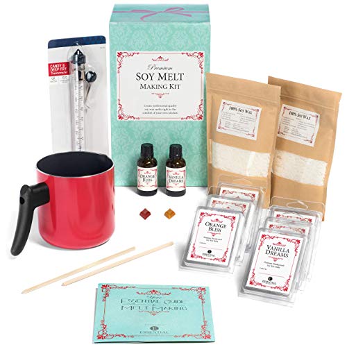Soy Melts/Tarts Making Kit – Complete DIY Set Creates 6 Delightful...