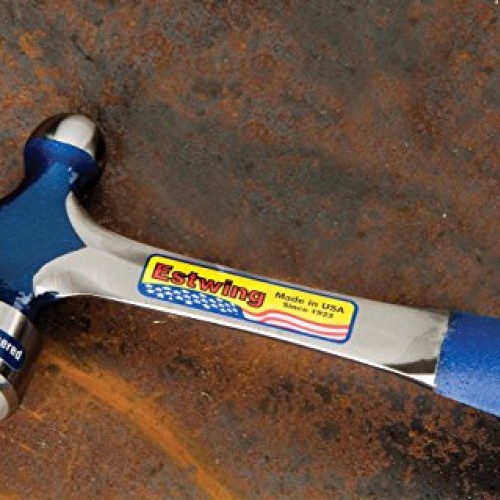 Estwing Ball Peen Hammer - 24 oz Metalworking Tool with Forged Ste...