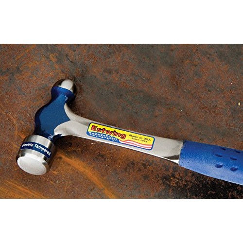 Estwing Ball Peen Hammer - 24 oz Metalworking Tool with Forged Ste...
