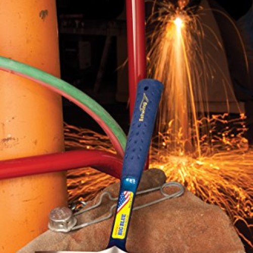 Estwing BIG BLUE Welding/Chipping Hammer - 14oz Slag Removal Tool...