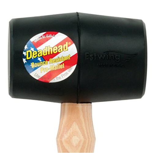 Estwing Deadhead Rubber Mallet - 12 oz Soft-Face Hammer with Bounc...
