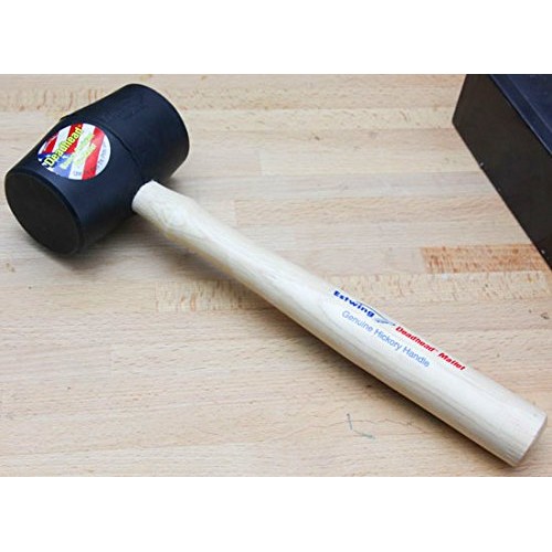 Estwing Deadhead Rubber Mallet - 12 oz Soft-Face Hammer with Bounc...