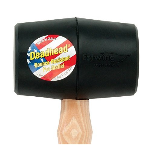 Estwing Deadhead Rubber Mallet - 18 oz Soft-Face Hammer with Bounc...