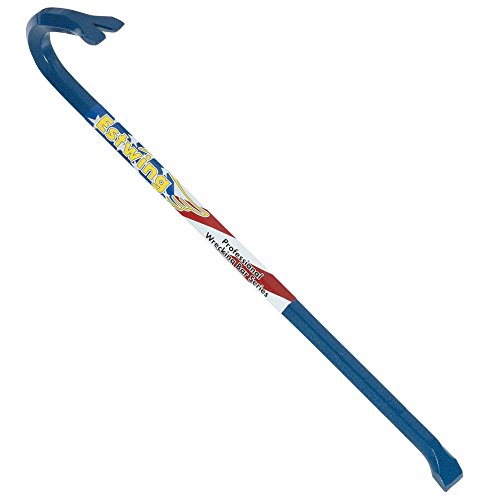 Estwing Gooseneck Wrecking Bar - 5/8 x 18 Pry Bar with Angled Ch...