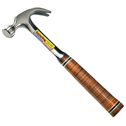 Estwing Hammer - 16 oz Curved Claw with Smooth Face & Genuine Leat...