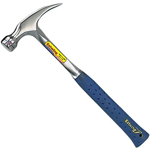 Estwing Hammer - 16 oz Straight Rip Claw with Smooth Face & Shock ...