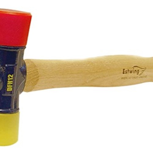 Estwing Rubber Mallet - 12 oz Double-Face Hammer with Soft/Hard Ti...