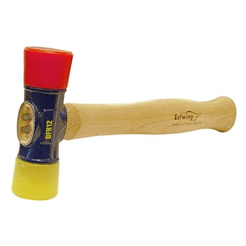 Estwing Rubber Mallet - 12 oz Double-Face Hammer with Soft/Hard Ti...