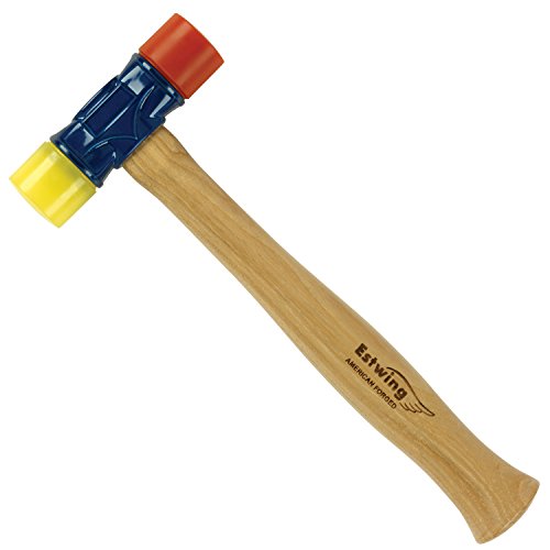 Estwing Rubber Mallet - 12 oz Double-Face Hammer with Soft/Hard Ti...
