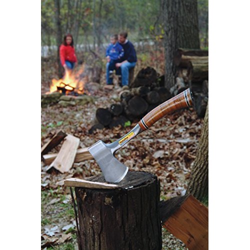 Estwing Sportsmans Axe - 12 Camping Hatchet with Forged Steel Co...