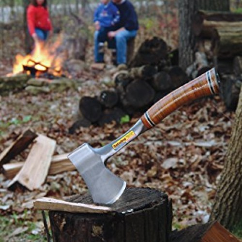 Estwing Sportsmans Axe - 12 Camping Hatchet with Forged Steel Co...