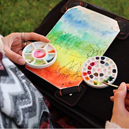 ETCHR Mini Palette 37 Color Wells - Great with Watercolor Acrylic ...