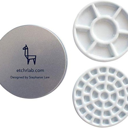 ETCHR Mini Palette 37 Color Wells - Great with Watercolor Acrylic ...