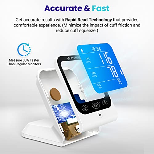 Bluetooth Blood Pressure Monitors for Home Use, Machine by Etekcit...