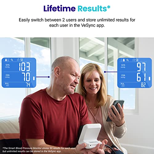 Bluetooth Blood Pressure Monitors for Home Use, Machine by Etekcit...