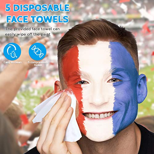 ETEREAUTY Face Body Paint, Halloween Cosplay Makeup with 12 Colors...