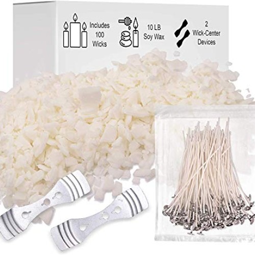 Etienne Alair DIY Making Supplies Soy Flakes 100, 2 Candle Wick Ce...