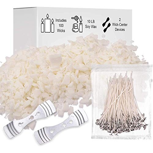 Etienne Alair DIY Making Supplies Soy Flakes 100, 2 Candle Wick Ce...