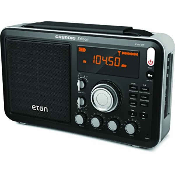 Eton Field AM / FM / Shortwave Radio with RDS and Bluetooth, NGWFBTB